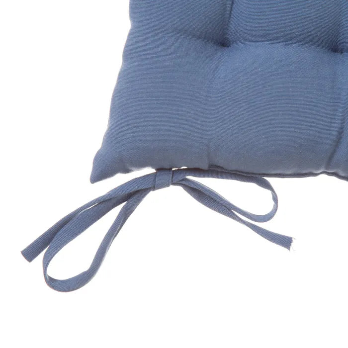 Cojín silla loneta loving azul 38 x 7 x 38 cm
