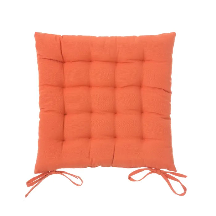 Cojín silla loneta loving naranja 38 x 7 x 38 cm