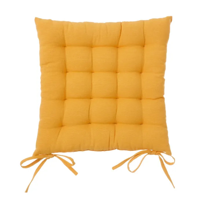 Cojín silla loneta loving amarillo 38 x 7 x 38 cm