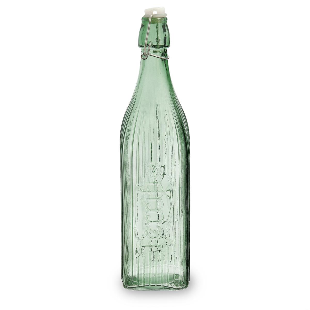 Botella con tapon vidrio