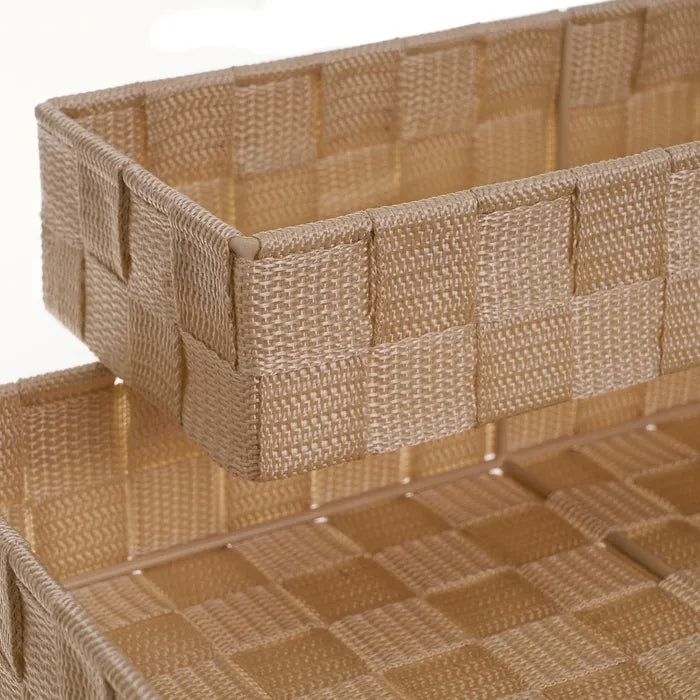 S/5 organizadores pp beige 34 x 26 x 6 cm