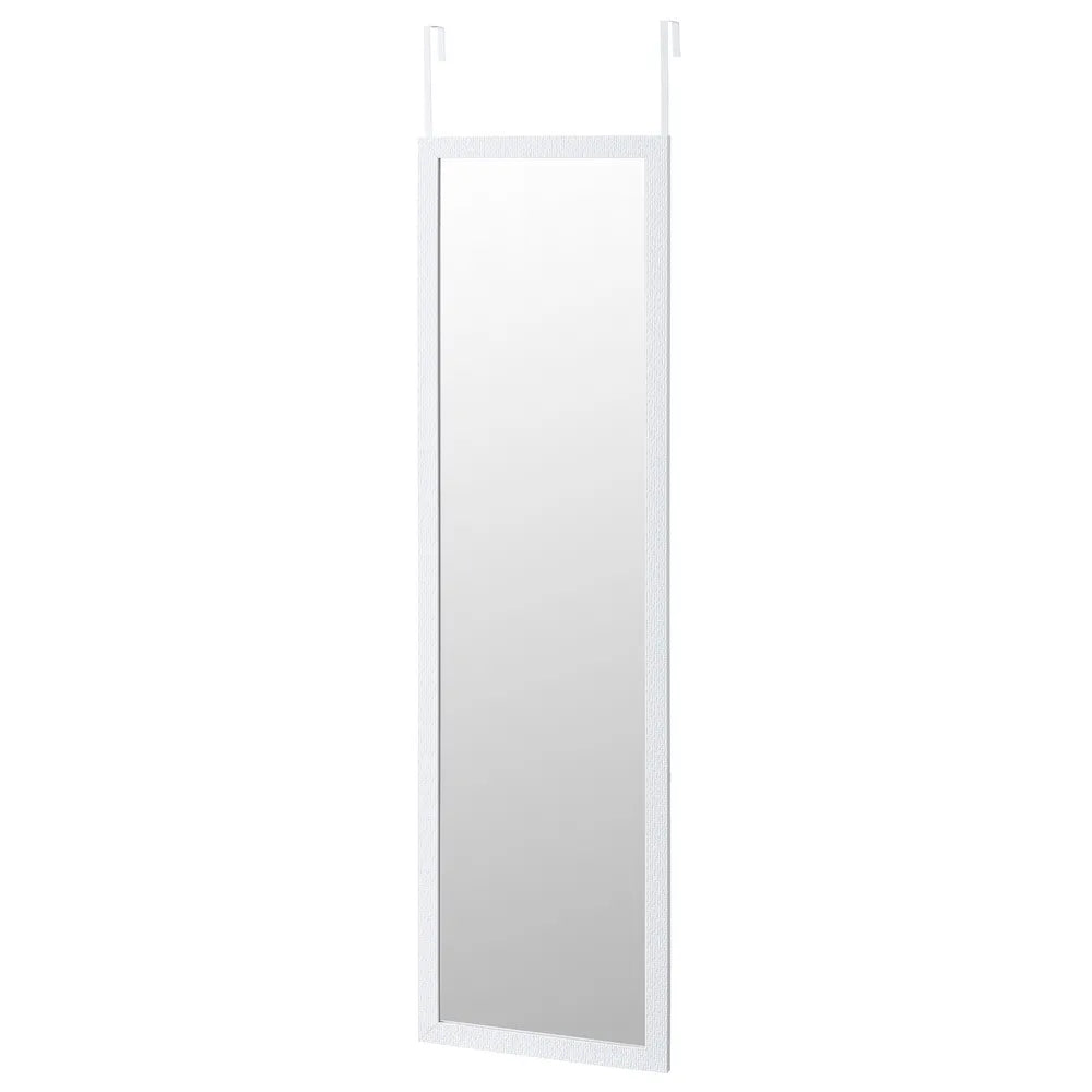 Espejo puerta plástico textura blanco 35 x 1,50 x 125 cm
