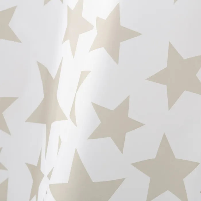 Cortina baño stars poliester beige 180 x 200 cm