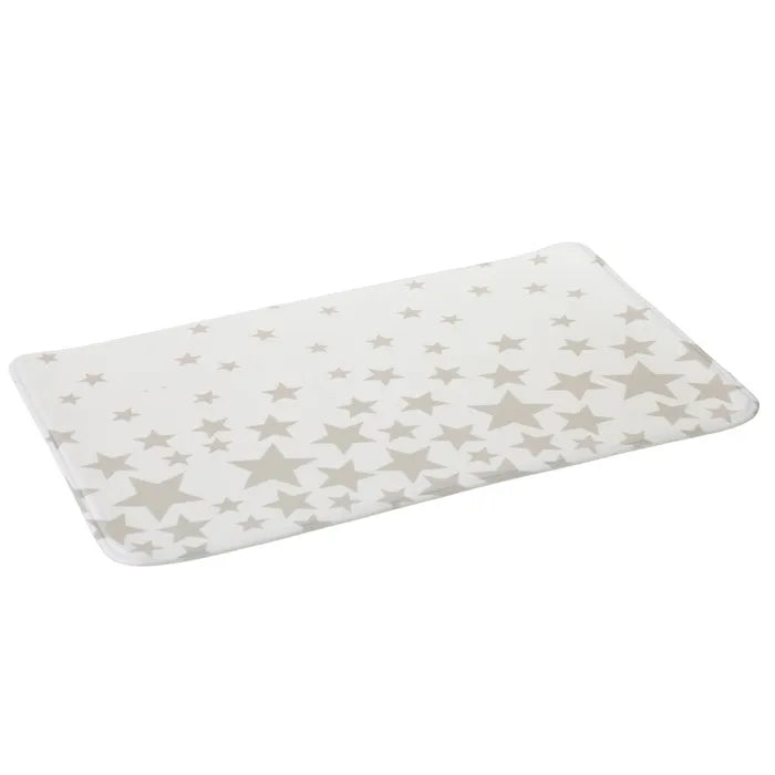 Alfombra baño stars microfibra beige 70 x 45 x 0,50 cm