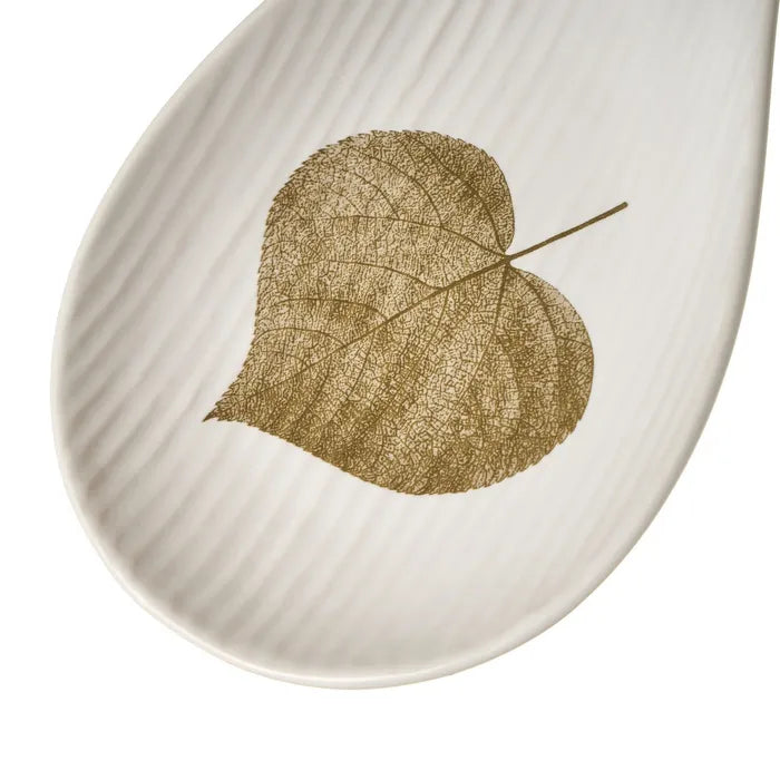 Soporte cuchara leaves stoneware 23 x 8,80 x 2,50 cm