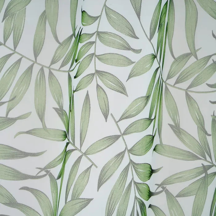 Visillo voile impreso dypsis verde 140 x 260 cm