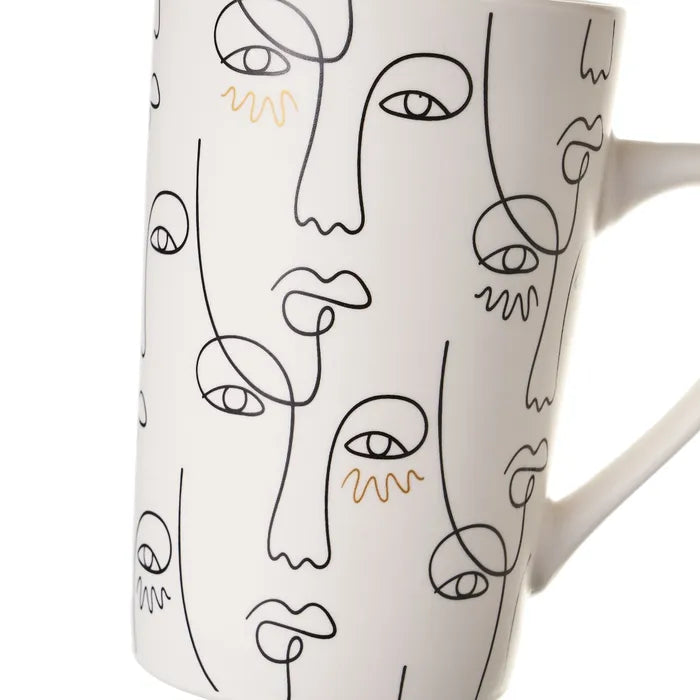 Taza mug 370 cc 4/m cerámica 11,70 x 8 x 12,20 cm