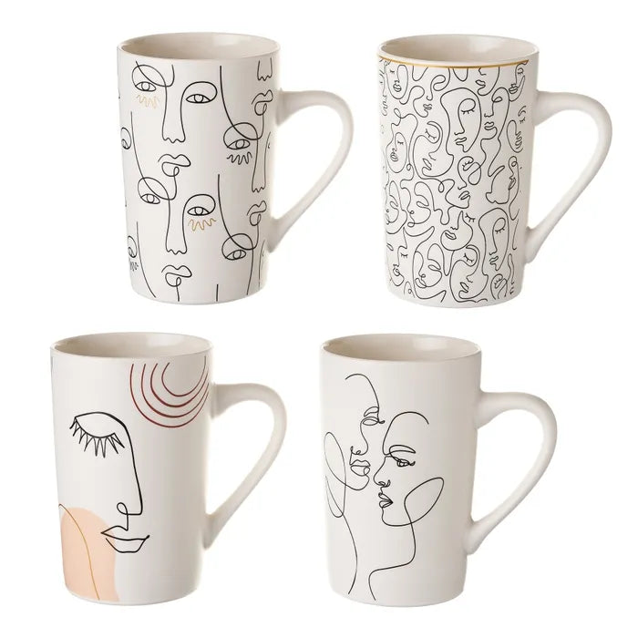 Taza mug 370 cc 4/m cerámica 11,70 x 8 x 12,20 cm