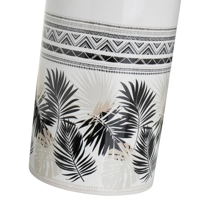 Escobillero palms cerámica 10 x 10 x 32 cm