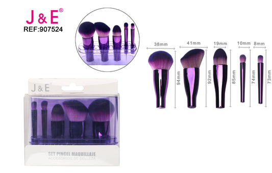 Pincel maquillaje 5 pcs