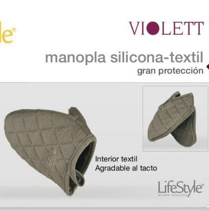 Manopla silicona-textil