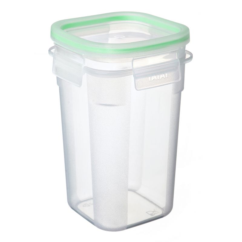 Contenedor alim.Clip safe 1l transp-verde